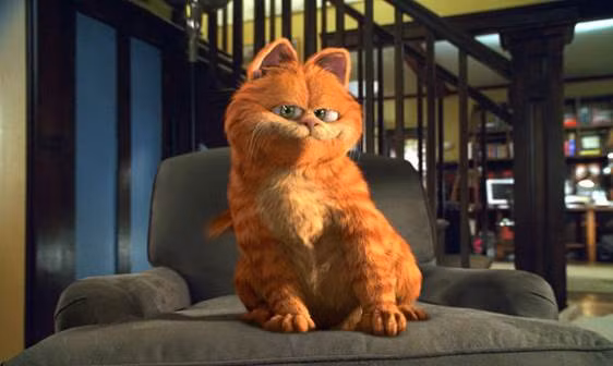 Hình ảnh chú mèo Garfield trong Garfield: The Movie (2004).