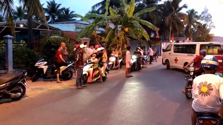 Hiện trường vụ việc.