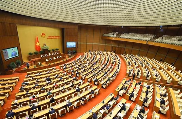 Ky hop Quoc hoi bat thuong: Phe chuan mien nhiem, bo nhiem nhan su moi hinh anh 1