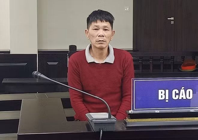 Bị cáo Vân tại phiên tòa.