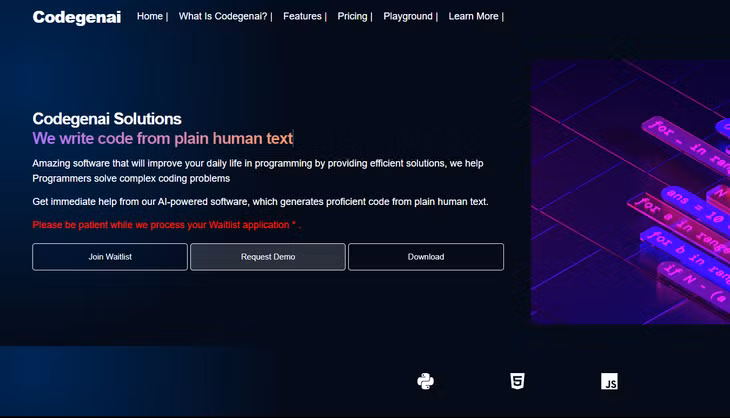 Codegen AI sẽ là công cụ AI cực kỳ hữu ích, giúp giảm tải công việc cho giới lập trình viên. Ảnh: Internet