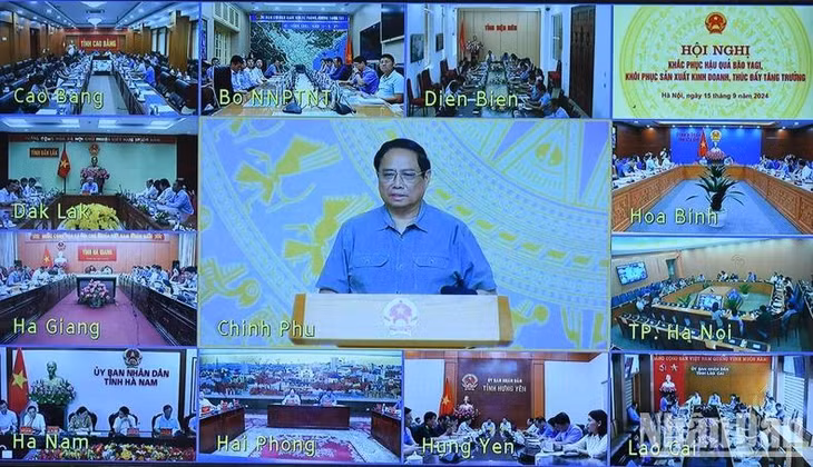 Hội nghị được tổ chức theo hình thức trực tiếp và trực tuyến. (Ảnh: Trần Hải)