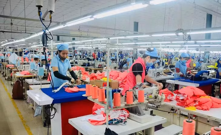 Công ty TNHH MSA YB, Khu công nghiệp Long Bình An (TP. Tuyên Quang) đi vào ổn định sản xuất. Ảnh: Hải Hương