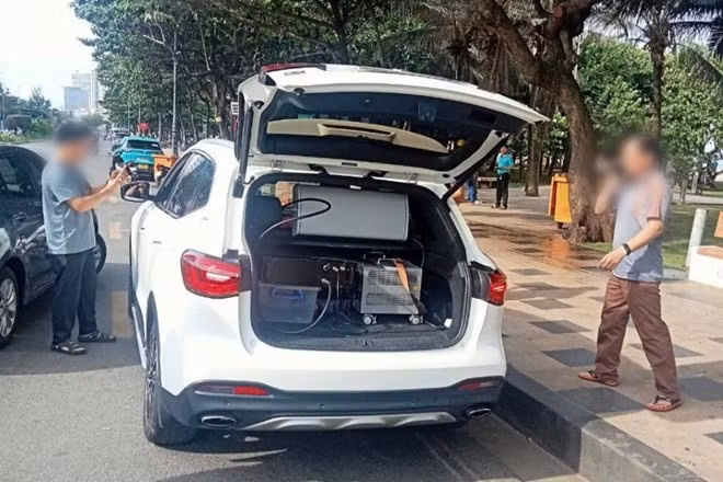 Hiện trường phát hiện vụ việc. Ảnh: CA