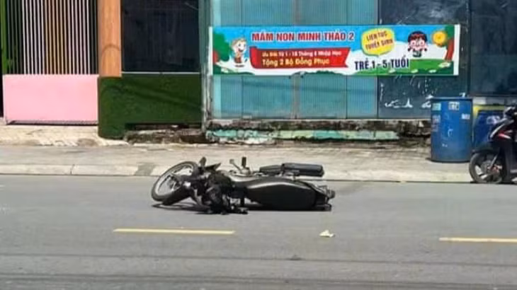Xe máy hai đối tượng dùng đi cướp giật.