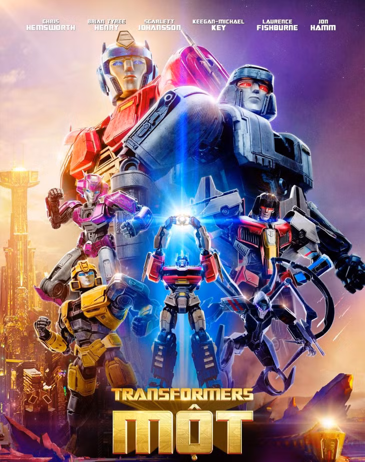 Poster phim Transformers one.