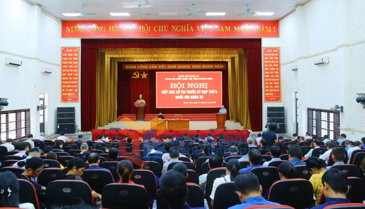 Quang cảnh buổi tiếp xúc (9-2024). Ảnh: Nguyễn Thanh