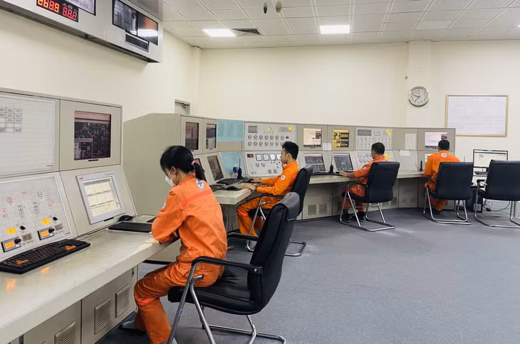 Trung tâm điều hành sản xuất của Công ty Nhiệt điện Uông Bí.