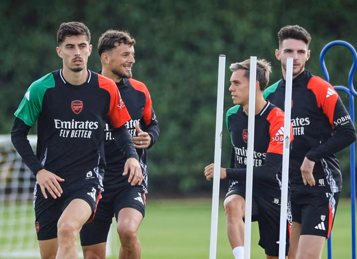 Cầu thủ Arsenal tự tin trước chuyến hành quân đến Bergamo