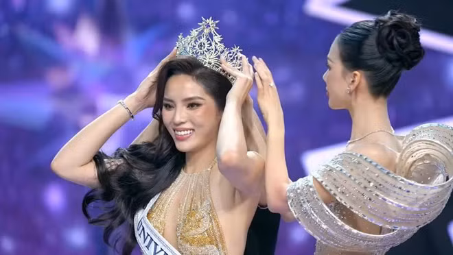 Hoa hậu Kỳ Duyên đăng quang Miss Universe Vietnam 2024. Ảnh: Nhà sản xuất