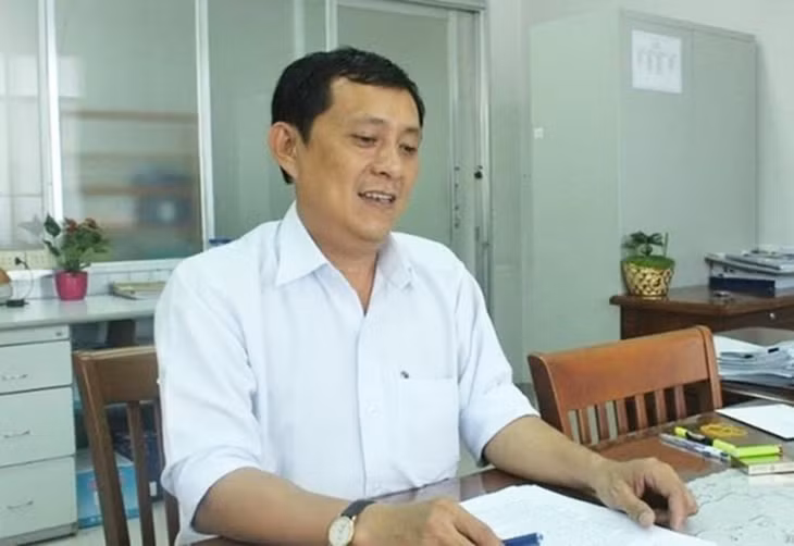 Ông Nguyễn Văn Thiên Đăng thời điểm làm Trưởng phòng TN&amp;MT thị xã Dĩ An. Ảnh: H.H
