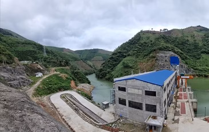 Nhà máy thủy điện Đông Nam Á - Nậm Lúc tại huyện Bắc Hà - Lào Cai - Ảnh: Báo Yên Bái