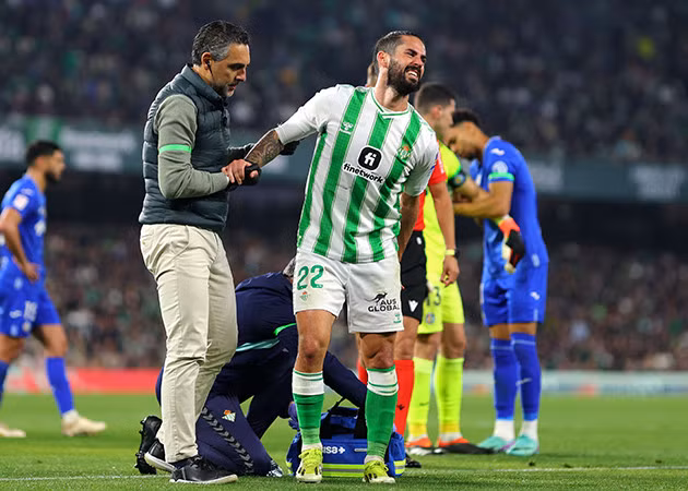 Isco vô cùng mẫn cảm với chấn thương.
