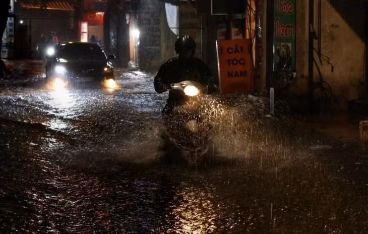 Nhiều nơi chiều tối có mưa. (Ảnh: Tuấn Anh/TTXVN)