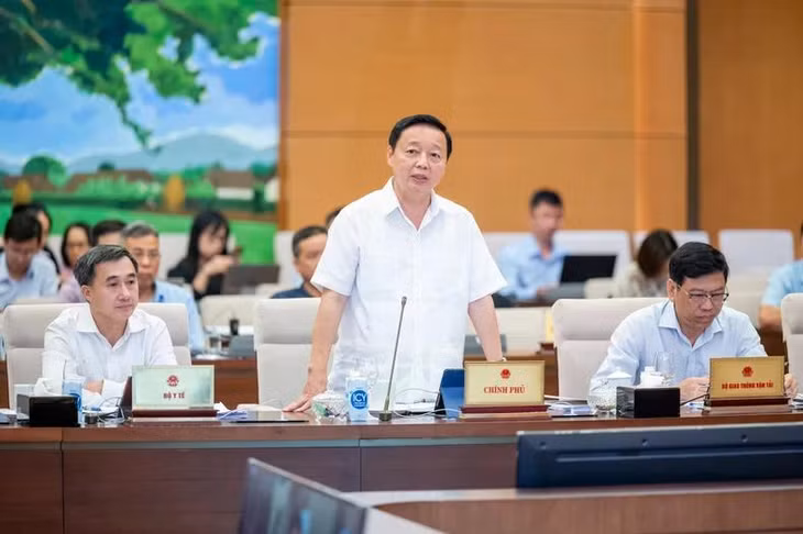 Phó Thủ tướng Chính phủ Trần Hồng Hà phát biểu. (Ảnh: DUY LINH)