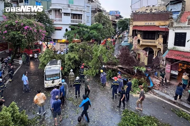 Hà Nội miễn giảm thuế cho người bị ảnh hưởng của bão Yagi.