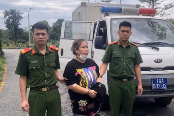 Đối tượng Đoàn Thị Hằng nhiều lần sinh con để trốn tránh việc chấp hành hình phạt tù. Ảnh: Công an tỉnh Phú Thọ