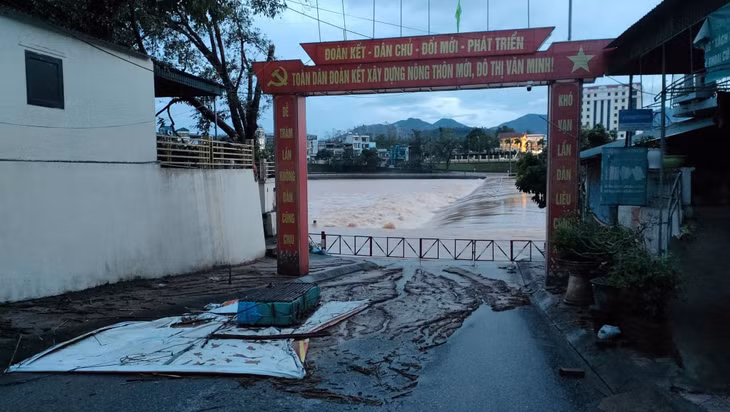Lũ trên sông Tiên Yên đã rút.
