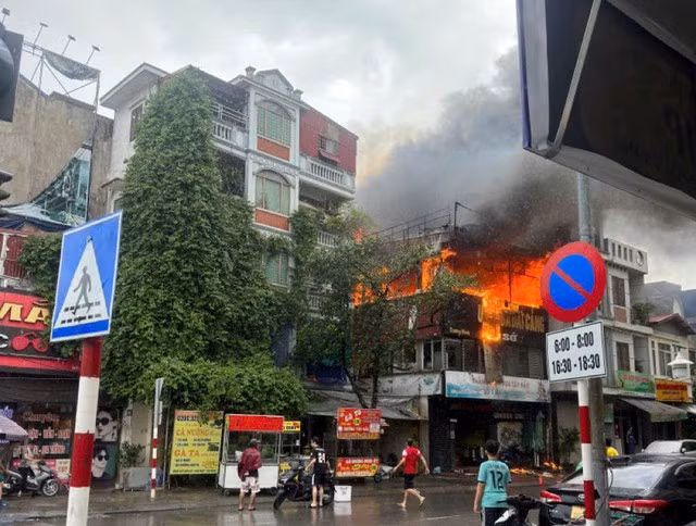 Hiện trường vụ hỏa hoạn