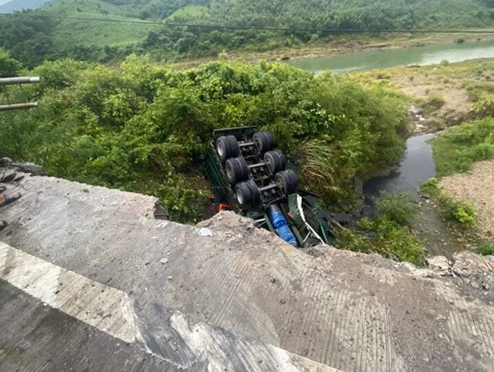 Hiện trường vụ tai nạn. (Ảnh: MXH)