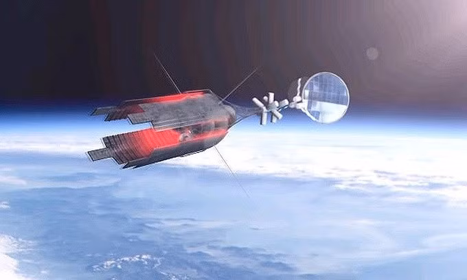Thiết kế của tàu kéo vũ trụ. Ảnh: Roscosmos.
