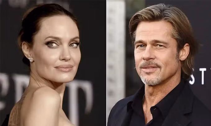 Diễn viên Angelina Jolie (trái) và Brad Pitt. Ảnh: AP.