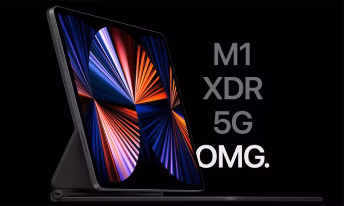 Nhiều ý kiến cho rằng trang bị cả chip M1 trên iPad Pro 12,9 inch là "thừa thãi". Ảnh: Phonearena