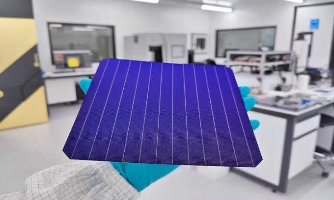 Tế bào quang điện của SunDrive. Ảnh: SunDrive
