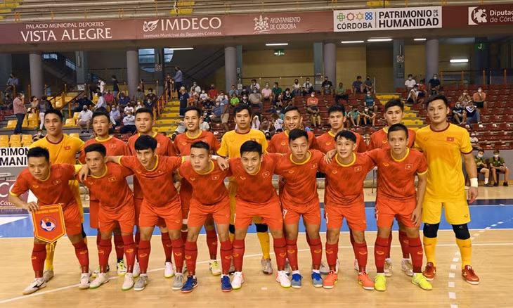 Đội tuyển futsal Việt Nam cầm hòa đội bóng hàng đầu Tây Ban Nha