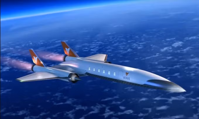 Mô phỏng máy bay trang bị động cơ VDR2. Ảnh: Venus Aerospace