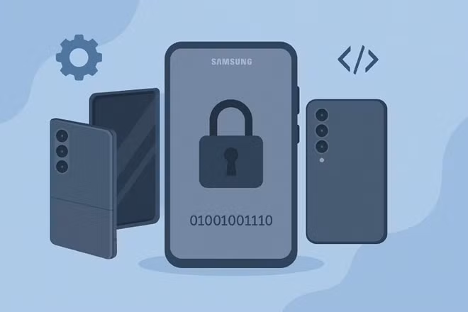 Samsung có vẻ như đang loại bỏ tùy chọn mở khóa bootloader khỏi các thiết bị Galaxy trong bản cập nhật One UI 8. Đồ họa: Quang Minh