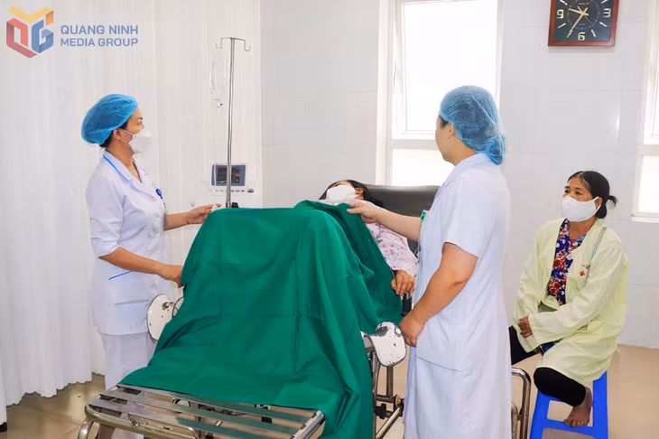 Phòng sinh thân thiện tại Trung tâm Y tế Đầm Hà.