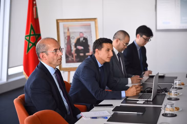 Các đại biểu tham dự cuộc gặp với Phó Chủ tịch Quốc hội Nguyễn Đức Hải.