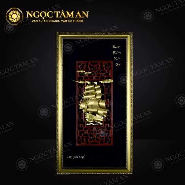 Bí quyết chọn tranh thuyền buồm mạ vàng làm quà tặng phong thủy đầy tinh tế và may mắn ảnh 3 Bí quyết chọn tranh thuyền buồm mạ vàng làm quà tặng phong thủy đầy tinh tế và may mắn ảnh 3