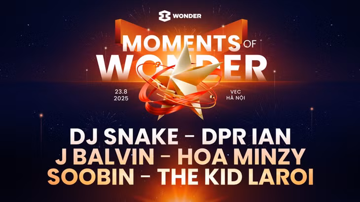 “Moments of Wonder” - Đại nhạc hội đặc biệt kỷ niệm 80 năm Quốc khánh với dàn sao “khủng”: DJ Snake, J Balvin, The Kid LAROI, DPR IAN… ảnh 1 “Moments of Wonder” - Đại nhạc hội đặc biệt kỷ niệm 80 năm Quốc khánh với dàn sao “khủng”: DJ Snake, J Balvin, The Kid LAROI, DPR IAN… ảnh 1