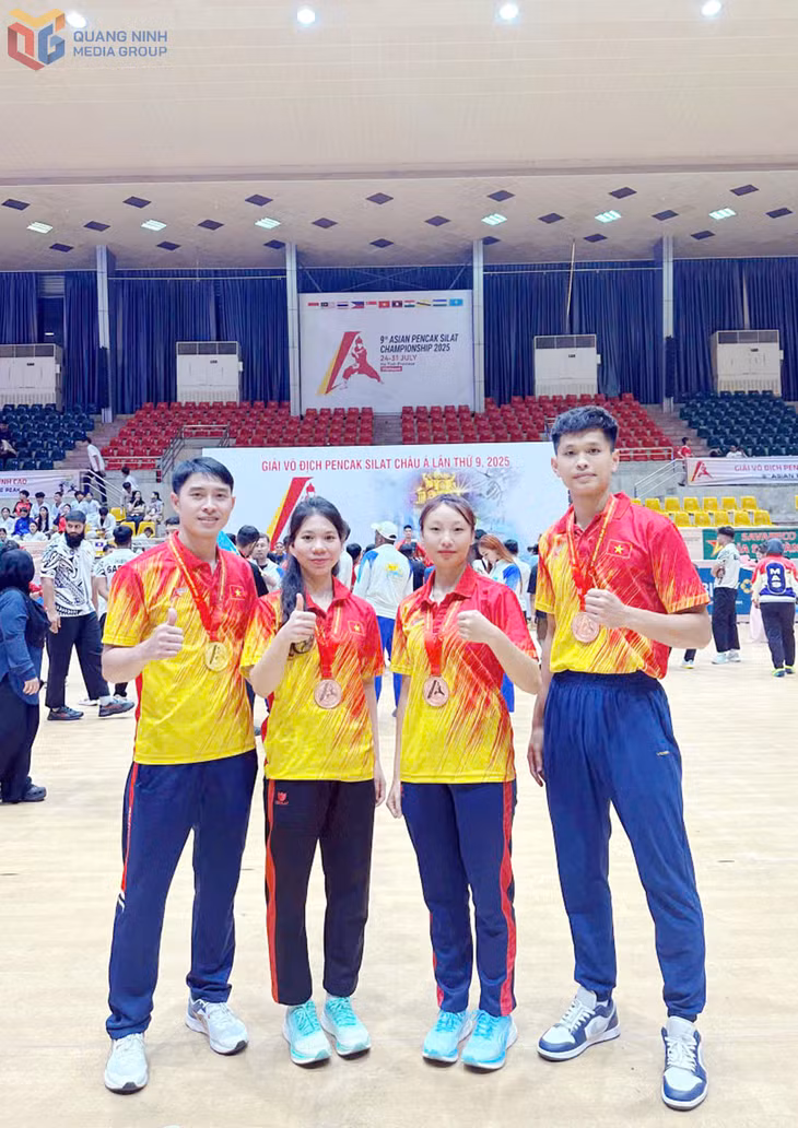 Các VĐV Quảng Ninh thi đấu thành công tại giải.