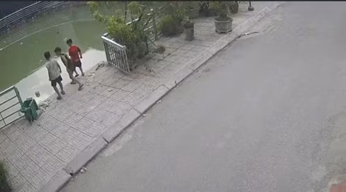 Khu vực hai bé trai tử vong thương tâm. Ảnh: Tiến Dũng