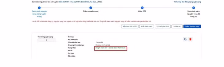 lệ phí đăng ký xét tuyển - Ảnh 9.