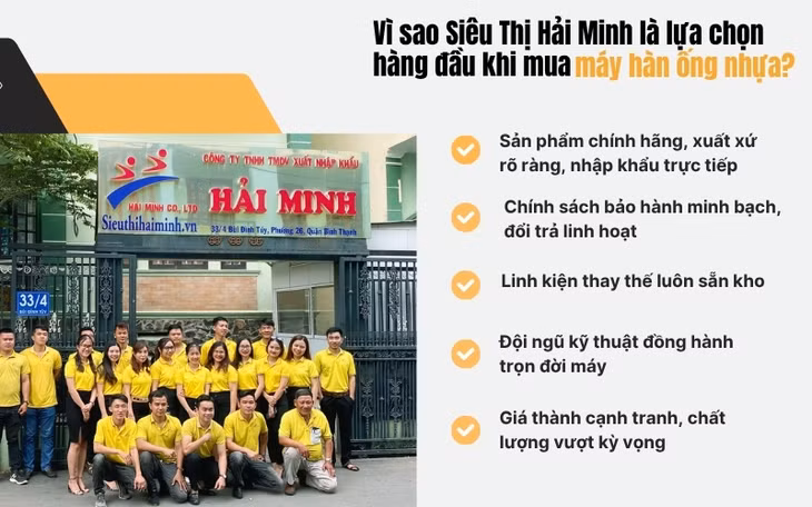 Dự án thi công lớn đều dùng máy hàn ống Hải Minh, tại sao? ảnh 3 Dự án thi công lớn đều dùng máy hàn ống Hải Minh, tại sao? ảnh 3