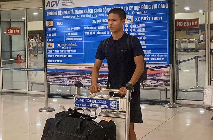 Diện mạo cầu thủ Việt kiều Chung Nguyen Do - tân binh CLB Ninh Bình. Ảnh: THẾ ANH