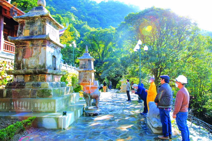 Di tích Chùa Ngọa Vân - nơi Phật Hoàng Trần Nhân Tông nhập Niết Bàn.