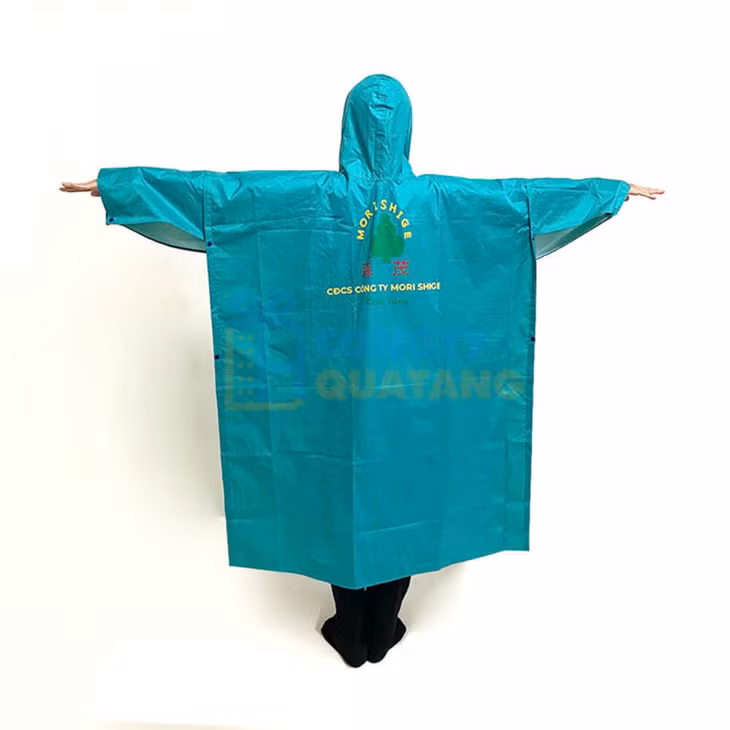 Áo mưa quà tặng in ấn logo Mori Shige