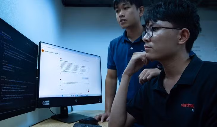 Trợ lý AI giúp người dân tra cứu đơn vị hành chính mới - Ảnh: VIETTEL