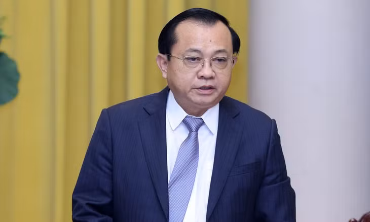 Thứ trưởng Bộ Tài chính Lê Tấn Cận. (Ảnh: VGP)