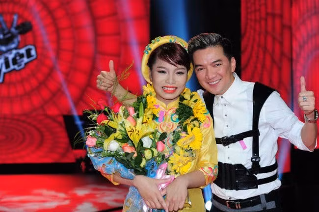 Học trò của Đàm Vĩnh Hưng là Vũ Thảo My hiện đang tham gia Em xinh say hi. Ảnh: Nhà sản xuất Giọng hát Việt