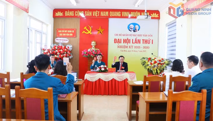 Đại hội biểu quyết thông qua Nghị quyết Đại hội.