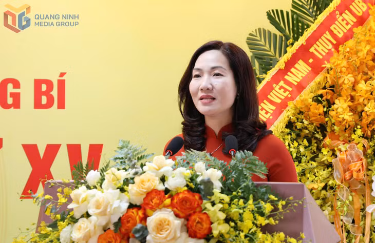 Phó Chủ tịch UBND tỉnh Nguyễn Thị Hạnh phát biểu chỉ đạo tại Đại hội.