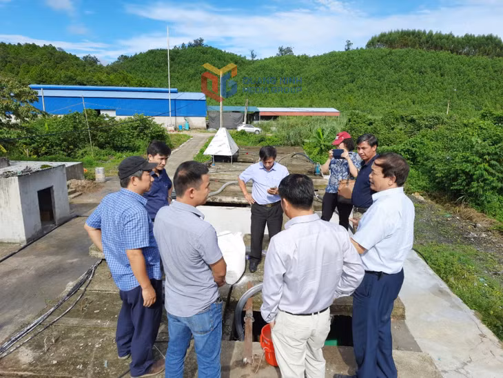 Hệ thống xử lý nước rỉ rác được xây dựng tại nhà máy với công suất 50 m³/ngày-đêm