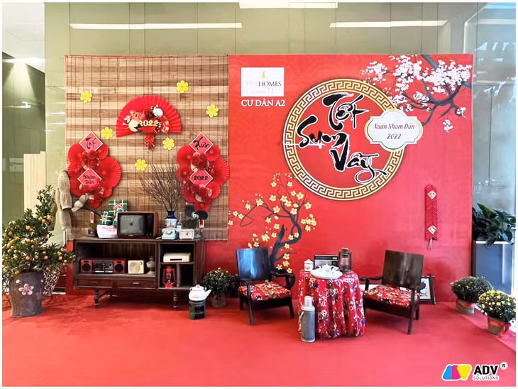 Quảng cáo ADV: Thi công Backdrop định hình thương hiệu chuyên nghiệp tại TP.HCM ảnh 2
