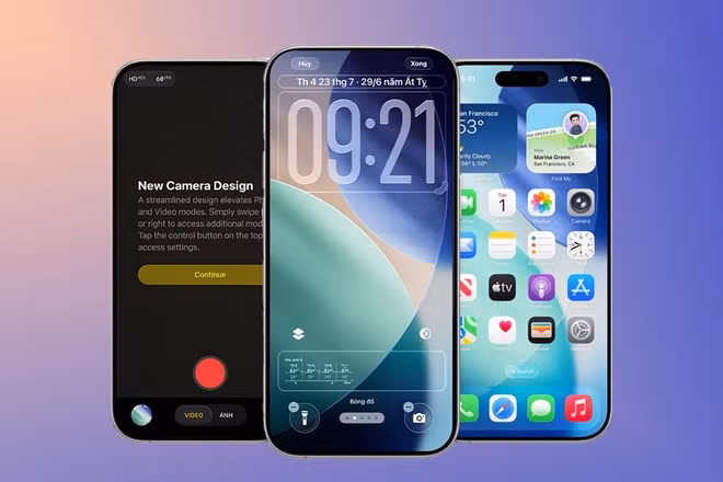 Apple tinh chỉnh Liquid Glass, thêm loạt tính năng thông minh trên iOS 26 Beta 4. Đồ họa: Dương Anh